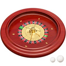Russian Wooden Roulette Wheel Set - 11 Inch Casino Game Table picture