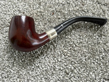 THOMAS CHRISTIANO CALABRESI SMALL HAND MADE UNSMOKED BENT BILLIARD BRIAR PIPE picture