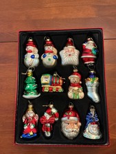 Thomas Pacconi Museum Series Christmas Ornaments 12 Pc Set picture