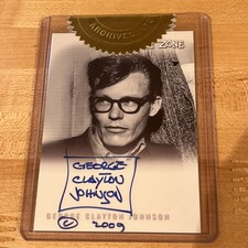 GEORGE CLAYTON JOHNSON A-149 RITTENHOUSE TWILIGHT ZONE CARD picture
