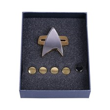 Voyager Communicator Rank Pips Pin The Next Generation Brooches Badge Set Gift picture