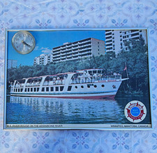 Vintage M.S River Rouge Winnipeg Canada Manitoba Canada Souvenir Wall Art Clock picture
