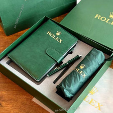 Rolex Green Executive Pen & Notebook Set Office Collection picture