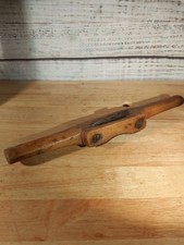 Primitive Antique Wooden Spokeshave Planer Scraper Tool - Handmade w/ Blade picture