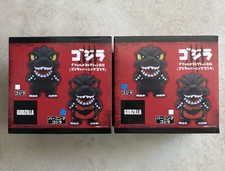 NEW Round1 x Godzilla Collab Deformed Figures COMPLETE SET OF TWO - US Seller picture