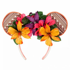 Moana Floral Minnie Mouse Ears Headband Flower picture