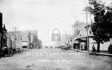 6th Street View Lyric Theatre Okmulgee Oklahoma OK - Reprint picture