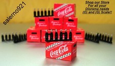 Two Red Coca--Cola Case + Two 6 packsBottles  MINIATURE  MODELING 1:24(G) SCALE picture