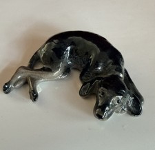 Vintage Hagen Renaker Labrador Lab Dog Figurines Sleeping Laying down USA picture