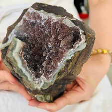 3.96LB Natural amethyst crystal cave raw stone mineral specimen 1800g picture