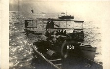 Marblehead MA Seaplane Burgess Dunne c1920s-30s Real Photo Vintage Postcard bhn picture
