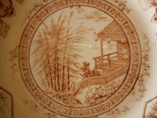 Thomas Furnival Mikado Plate Transferware Oriental Scene 10