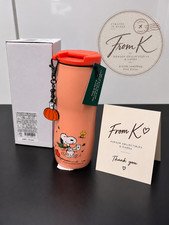 Starbucks Korea x Peanuts Snoopy Pumpkin Stainless Tumbler 473ml 16oz 2026 NEW picture