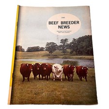 1965 Beef Breeder News Dedicated To Pure Beef Cattle Breeders Magazine picture