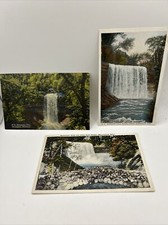 Lot 3 Postcard MN-Minnesota Minnehaha Falls Stone Arch Bridge Minneapolis picture