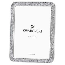 Swarovski Minera Picture Frame 4x6 Small, Silver Tone, Designer Thomas Feichtner picture