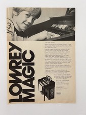 Vintage 1976 Print Ad Lowrey Organ Advertisement picture