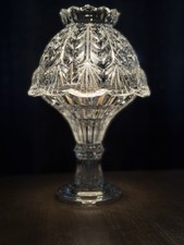 Vintage Fifth Avenue Crystal Portico Electric Lamp 24% Lead Fairy Lamp Boudoir picture