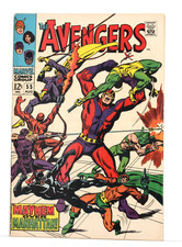Avengers #55 1968 Marvel Comics MCU KEY 1st Ultron Black Knight FN picture