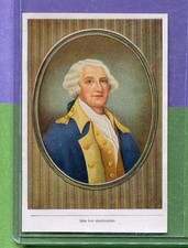 GEORGE WASHINGTON 1933 REEMTSMA GESTALTEN DER WELTGESCHICHTE #99 WITH TAB picture