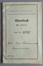Niederlahnstein Volksbank eGmbH savings book from March 1934 Josef Dommermuth 14 pages picture