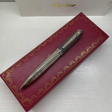 Cartier Diabolo de Cartier Ballpoint Pen ST220019 Grey Engraved Cap Silver Body picture