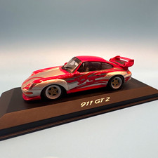 MINICHAMPS Porsche 911 GT2 1:43 Diecast Model Car w/ Display Case picture