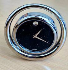 Movado Quartz Desk Pendant Museum Clock Engraved on Back picture