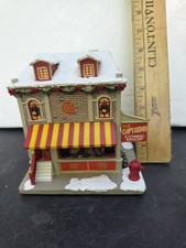 The Firefighter's Christmas Village The Captains Comic Shop Hawthorne 6 X 7 X 6