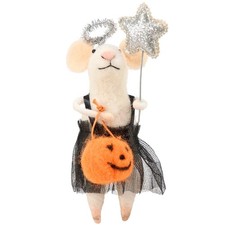 Primitives by Kathy Halloween Angel Mouse Felt Critter 453312 picture