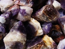 2000 Carat Lots of Natural Banded Amethyst Rough - Plus a FREE faceted Gemstone picture