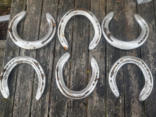 Aluminium Racehorse Horseshoe  - Used Lucky Horse Shoe Weddings / Anniversaries picture