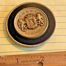 VINTAGE Chrysler Cordoba Fender Medallion Emblem (1975-79) - COMPLETE w PRONGS picture