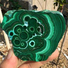 175G Natural Green Malachite Slab Quartz Crystal piece Ore Specimen Healing picture