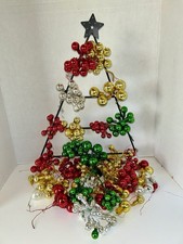 VTG Lot Approx 239 Glass Berry Pick Christmas Ornaments Red Gold Silver Green picture
