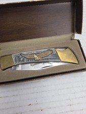 American Eagle Pocket Knife Stainless Steel Japan, Vintage New Open Box  picture