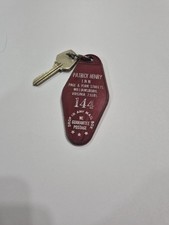 VTG Patrick Henry Inn Motel Hotel Room Key #144 Williamsburg Virginia Vacation  picture