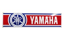 Enamel plaque YAMAHA 20x80 cm LOGO collectable sign motorcycle metal emblem picture
