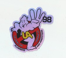 LOCAL 398 POMONA CA  PLUMBERS & PIPEFITTERS GHOSTBUSTERS Holographic Sticker picture