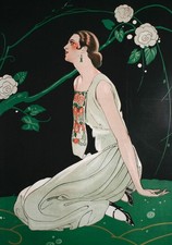 Art Deco Woman Poster c1920s - Multiple Sizes Available picture