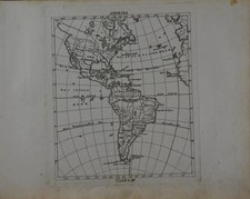 Antique 1774 Map of the Americas Boston Philadelphia Pre Revolutionary War Art picture