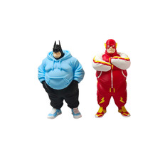 Fatman and fatflash urban in 3.9 inch tall in full color picture