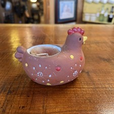 Vintage Holt Howard Terracotta Chicken Tea Light Holder Made In Japan picture