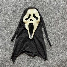 Vintage Ghostface Scream 2 Mask MK Stamp RDS Cotton Shroud Easter Unlimited Glow picture