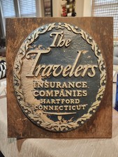 The Travelers Insurance Companies Hartford Connecticut Advertising Sign picture