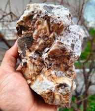 Biotite Crystals On Pegmatite Rock picture