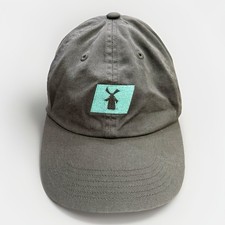 Dutch Bros Coffee Gray Cheers To The Wiseman Windmill Logo Strapback Hat Cap picture