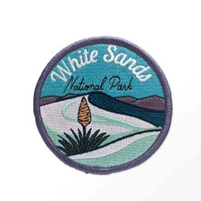 White Sands National park  Patch Iron-On Applique Souvenir Gift picture