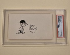 Bud Blake Signed Sketch PSA DNA Cartoonist Autograph COA Auto Artist Art picture