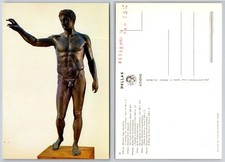 Continental Athens Bronze Statue Postcard picture